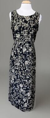 Studio Work 90s Y2K Dandelion Sleeveless Maxi Dress Tie Back Whimsigoth Grunge M